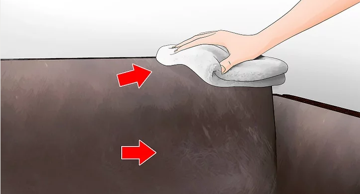 آموزش تصویری تمیز کردن مبل چرم